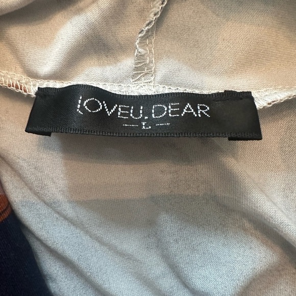 Loveu.Dear Open Front Lace Detail Cardigan - Womens Size Large - Fall Floral - Picture 3 of 5